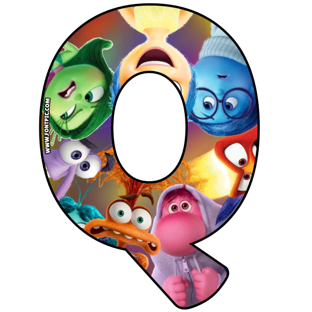 Inside Out 2 Letter Q archivos - FontPic.com