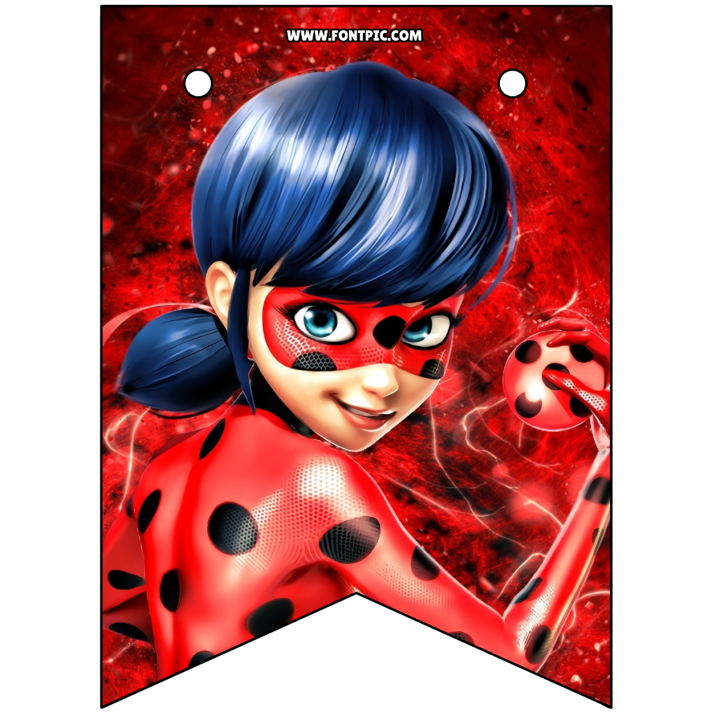 Ladybug Pennants FontPic ladybug-pennants-fontpic