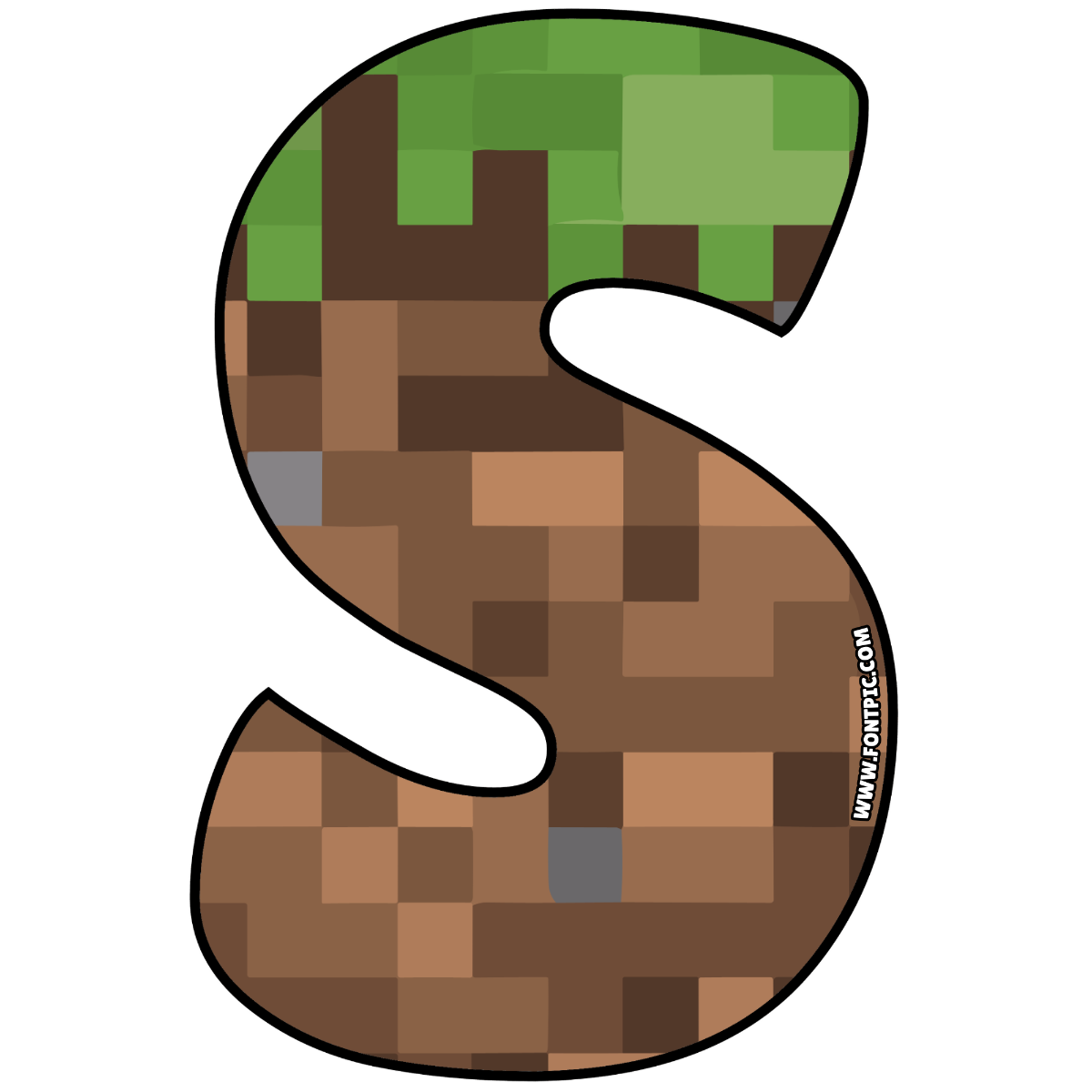 Minecraft Letter S