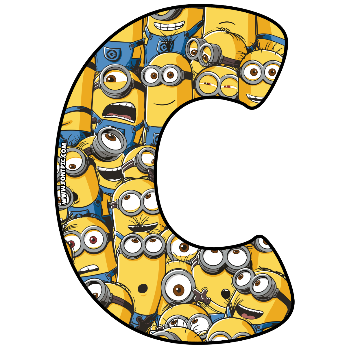 Minions Letter C