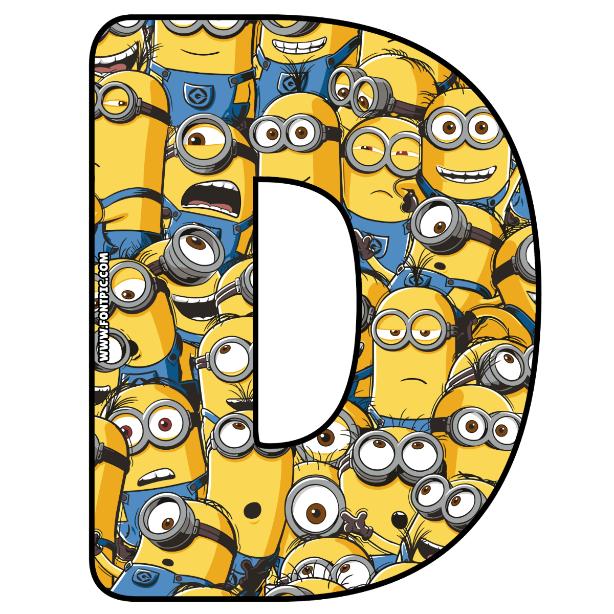 Minions Letter D