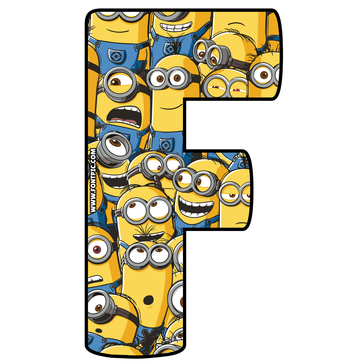 Minions Letter F