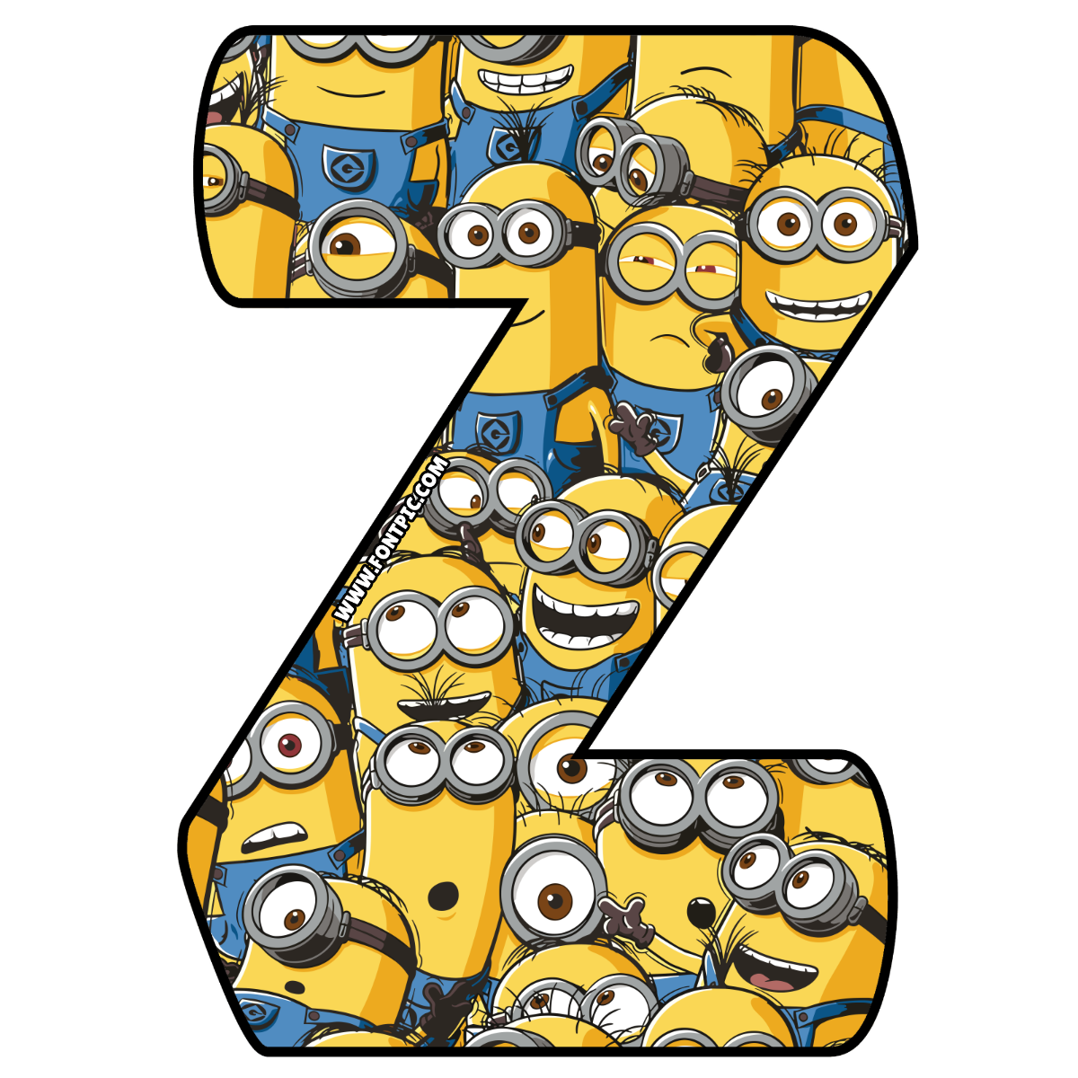 Minions Letter Z