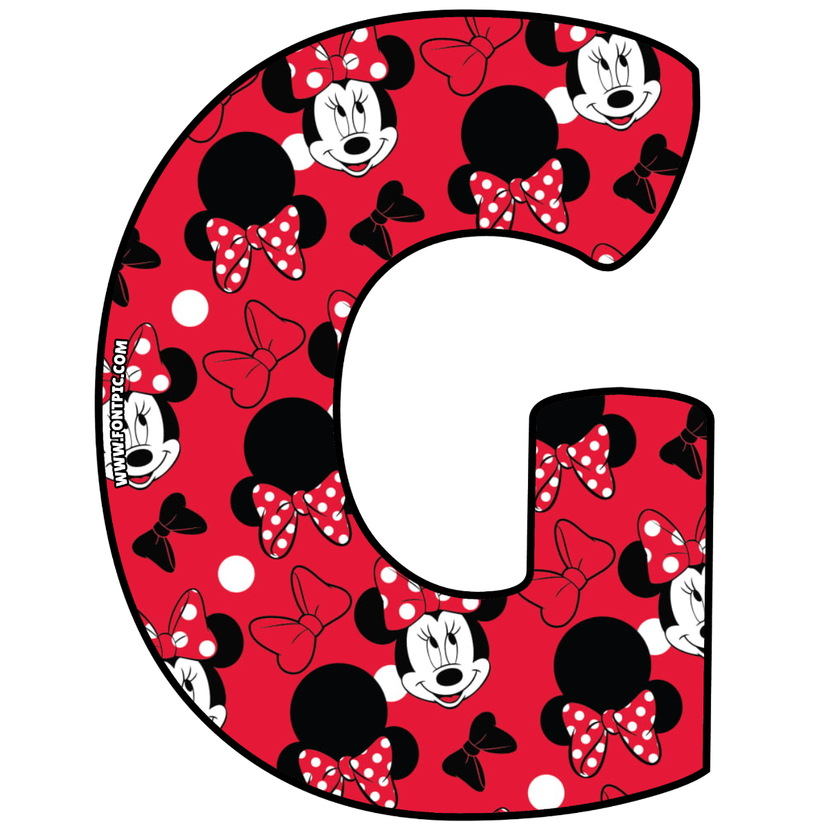 Minnie Mouse Letter G