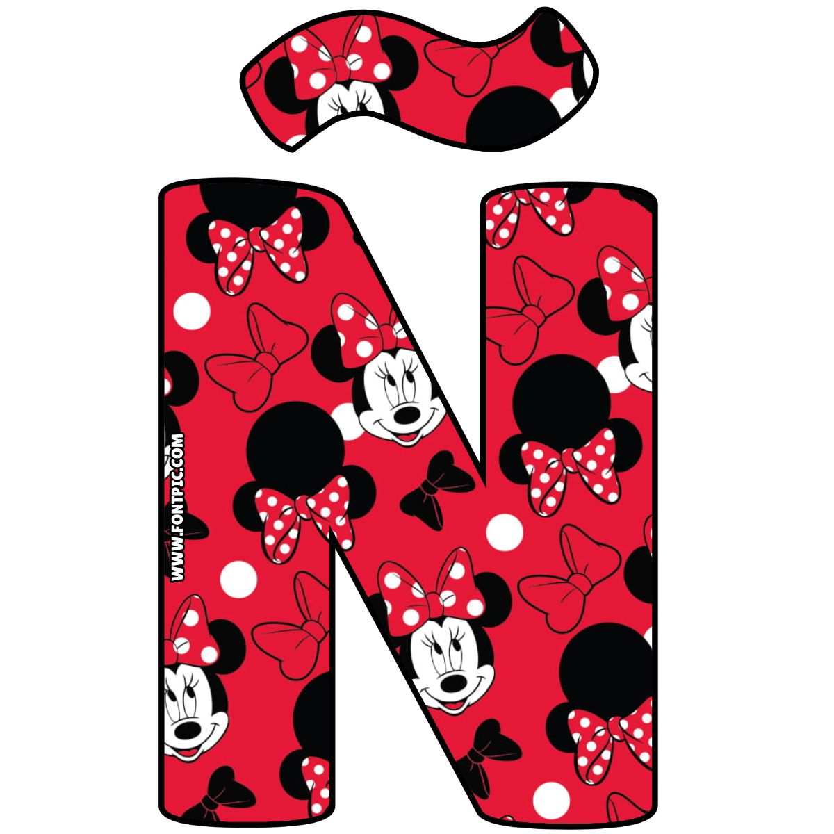 Minnie Mouse Letter Ñ