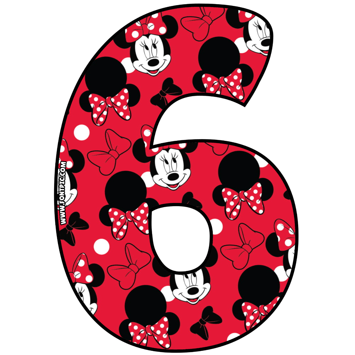 Minnie Mouse Number 6