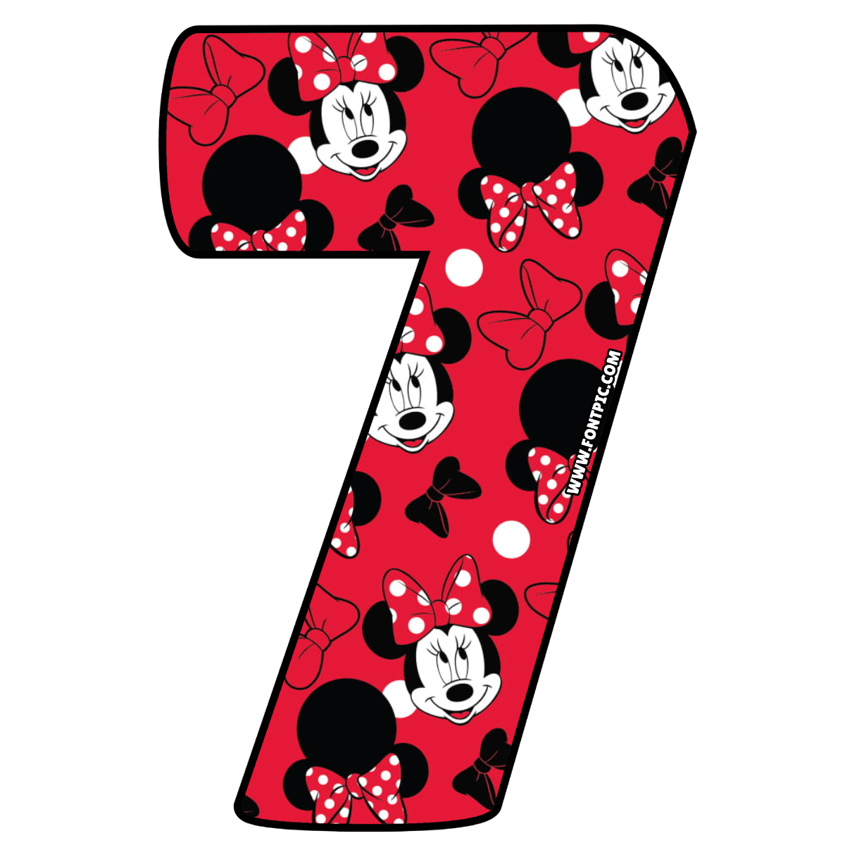 Minnie Mouse Number 7