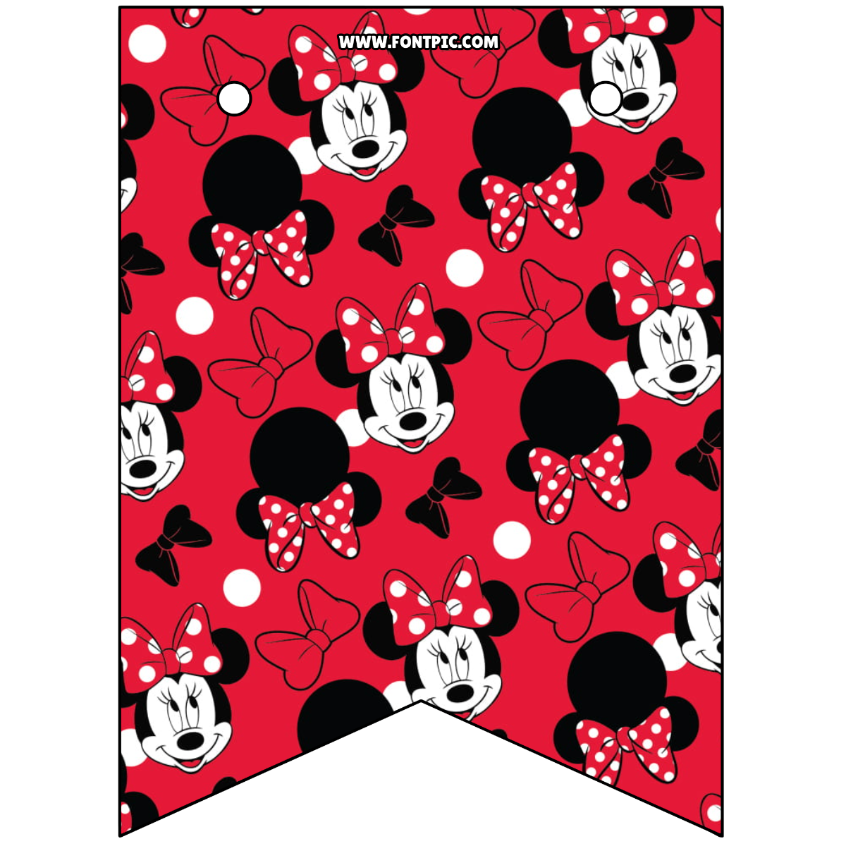 Minnie Mouse Pennants