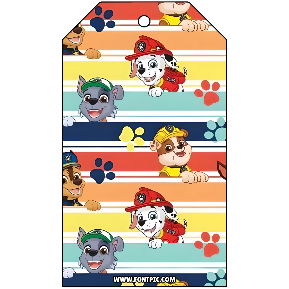 Paw Patrol Tags - FontPic.com