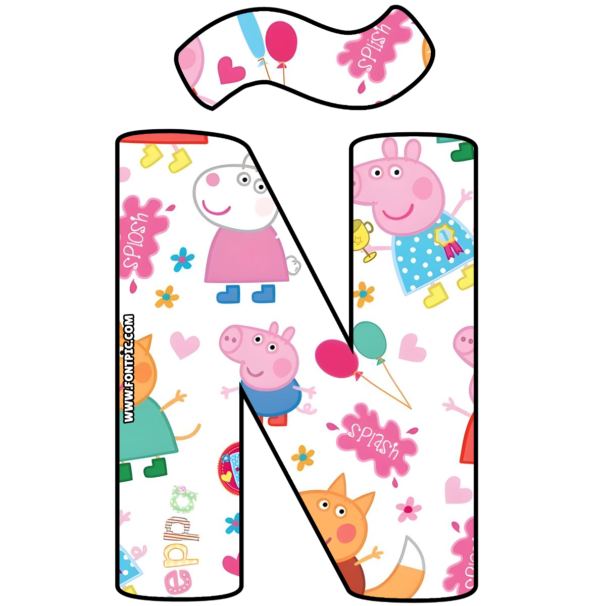 Peppa Pig Letter Ñ