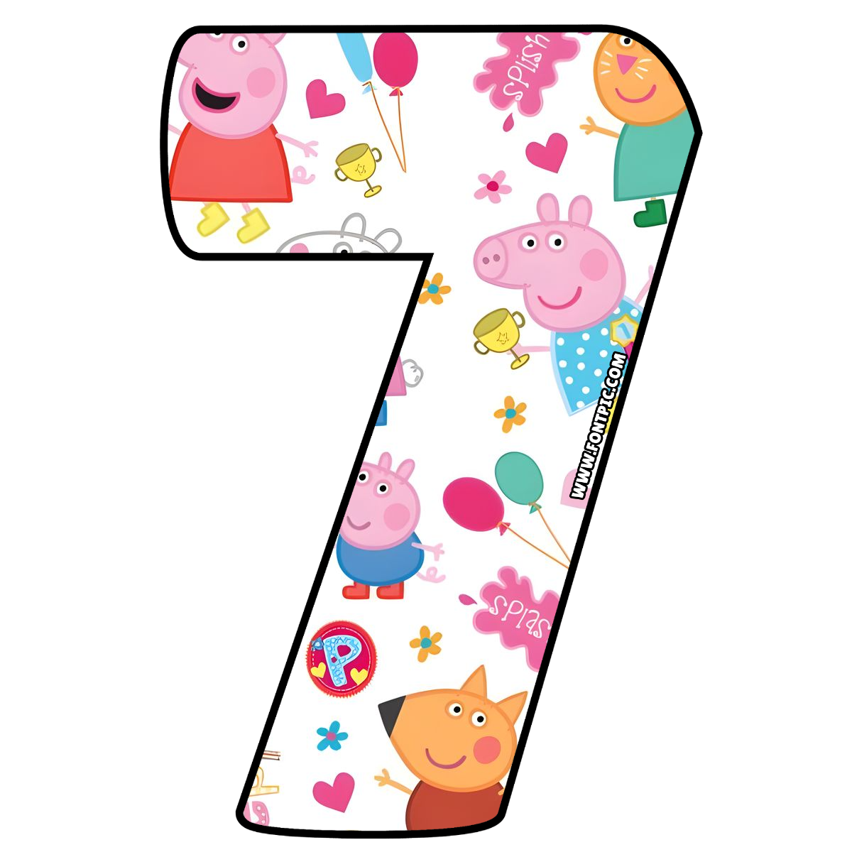 Peppa Pig Number 7