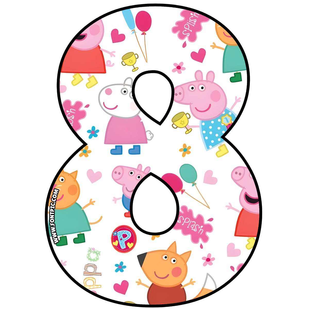 Peppa Pig Number 8