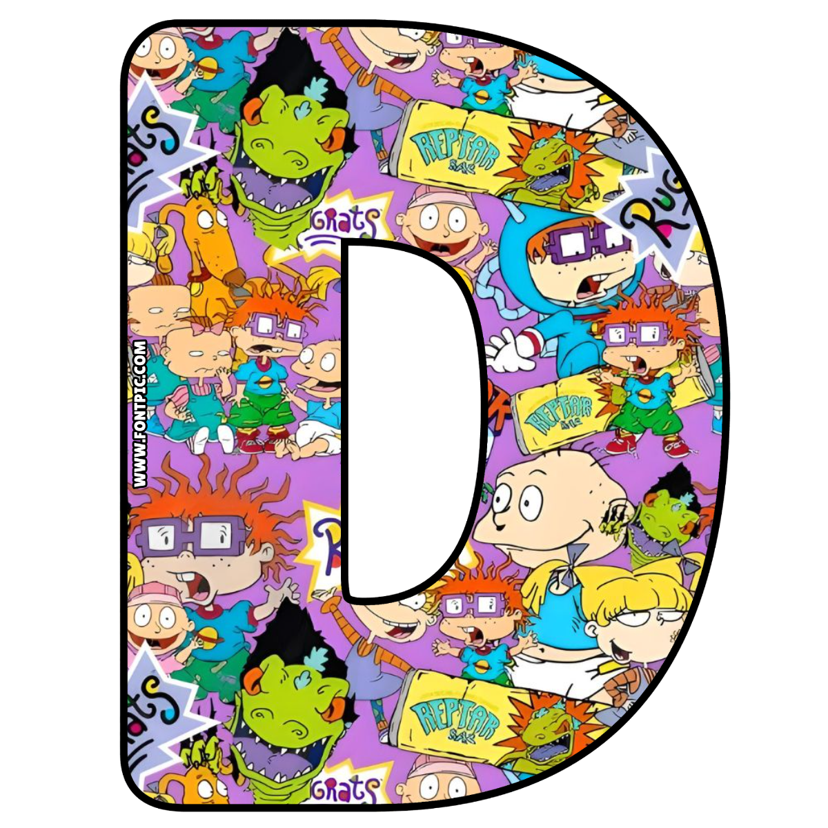 Rugrats Letter D