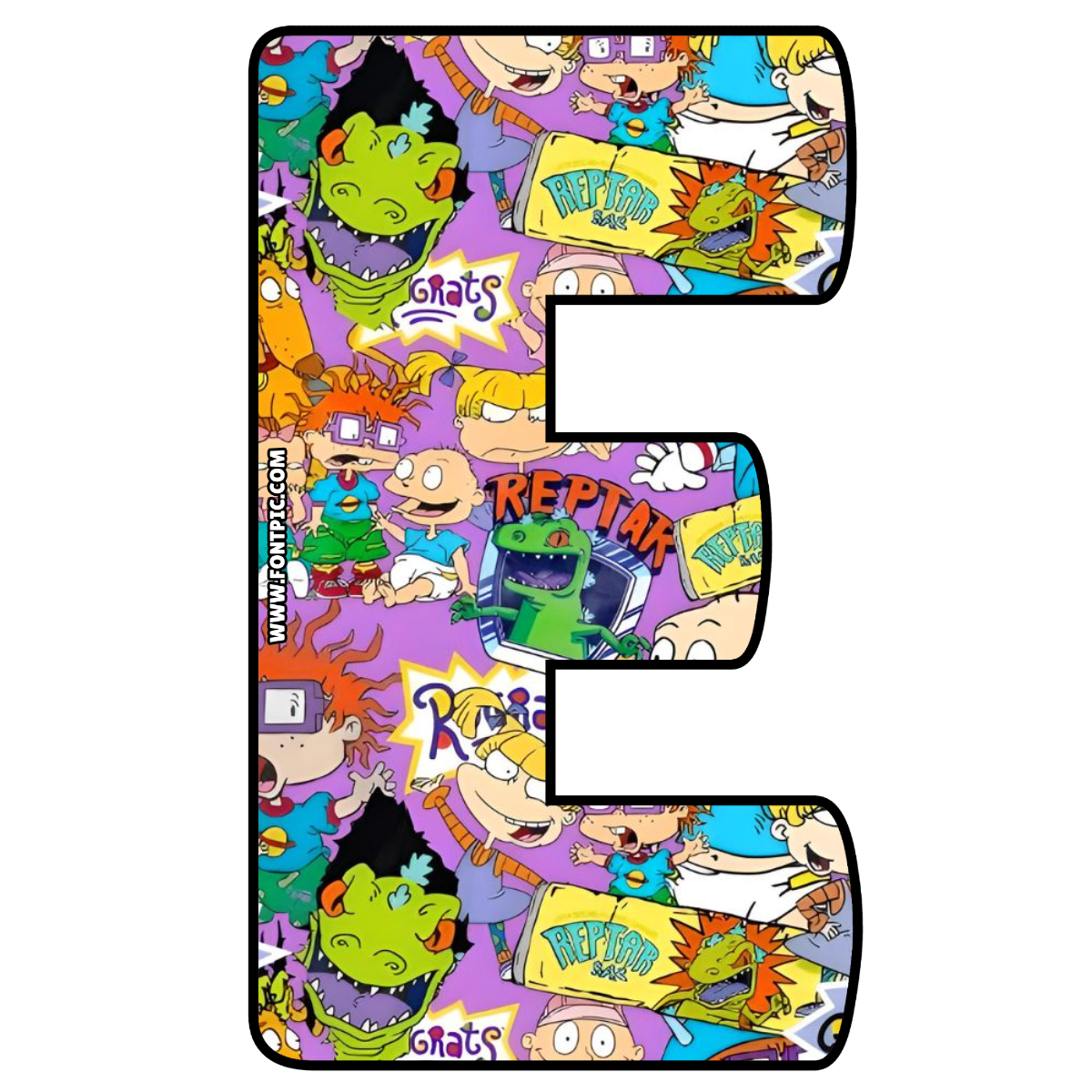 Rugrats Letter E