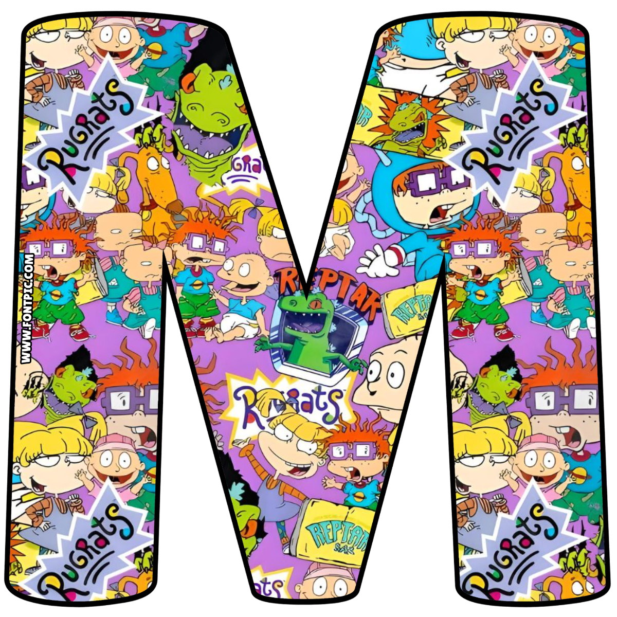 Rugrats Letter M