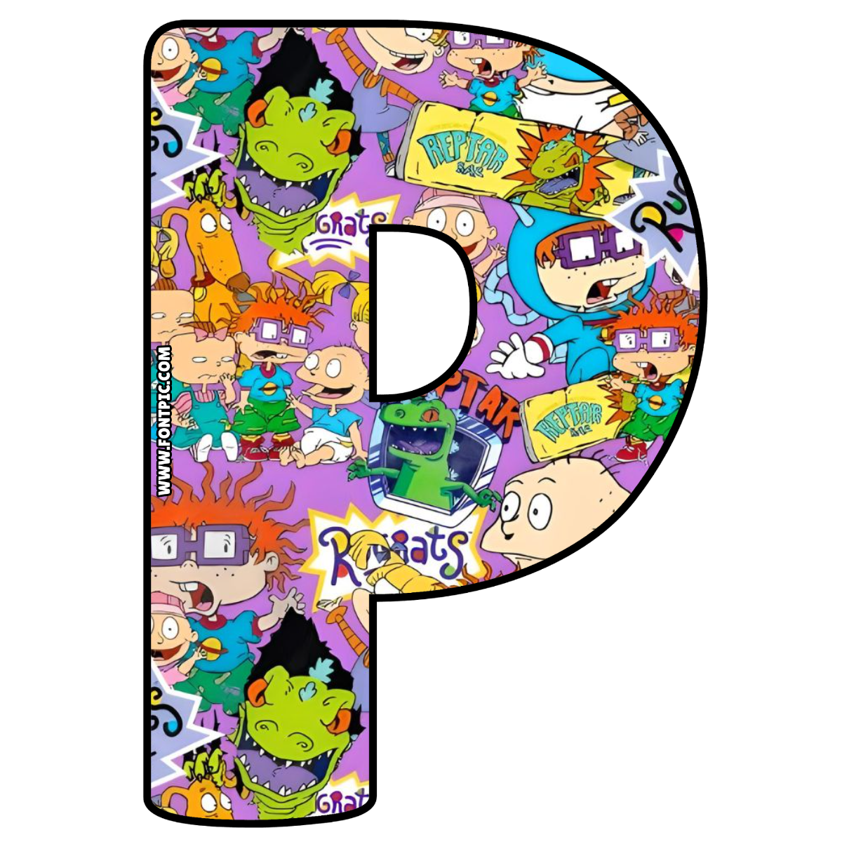 Rugrats Letter P