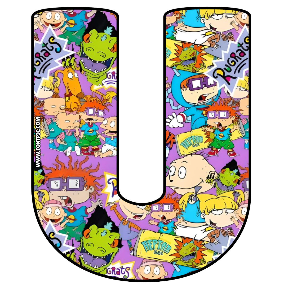 Rugrats Letter U