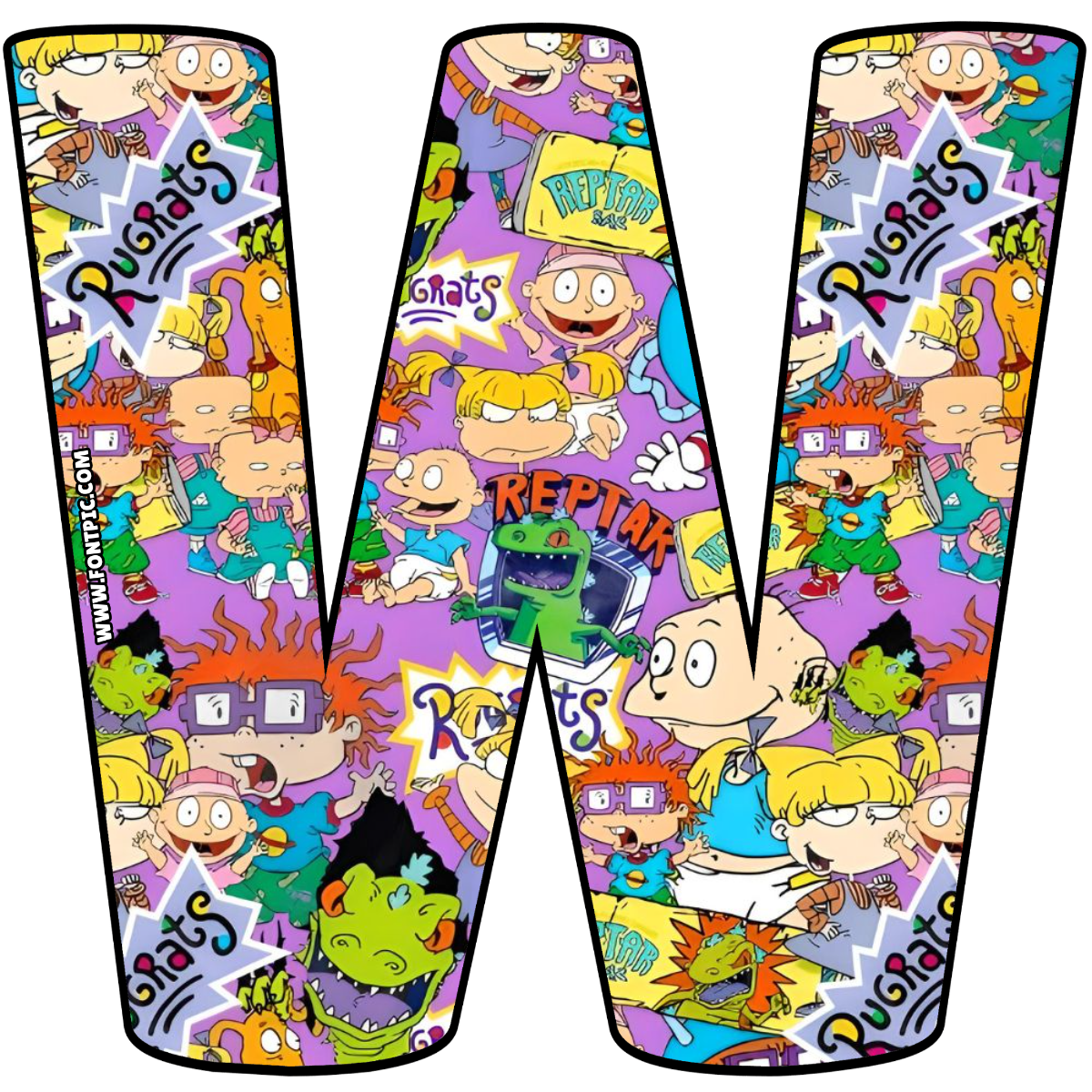 Rugrats Letter W