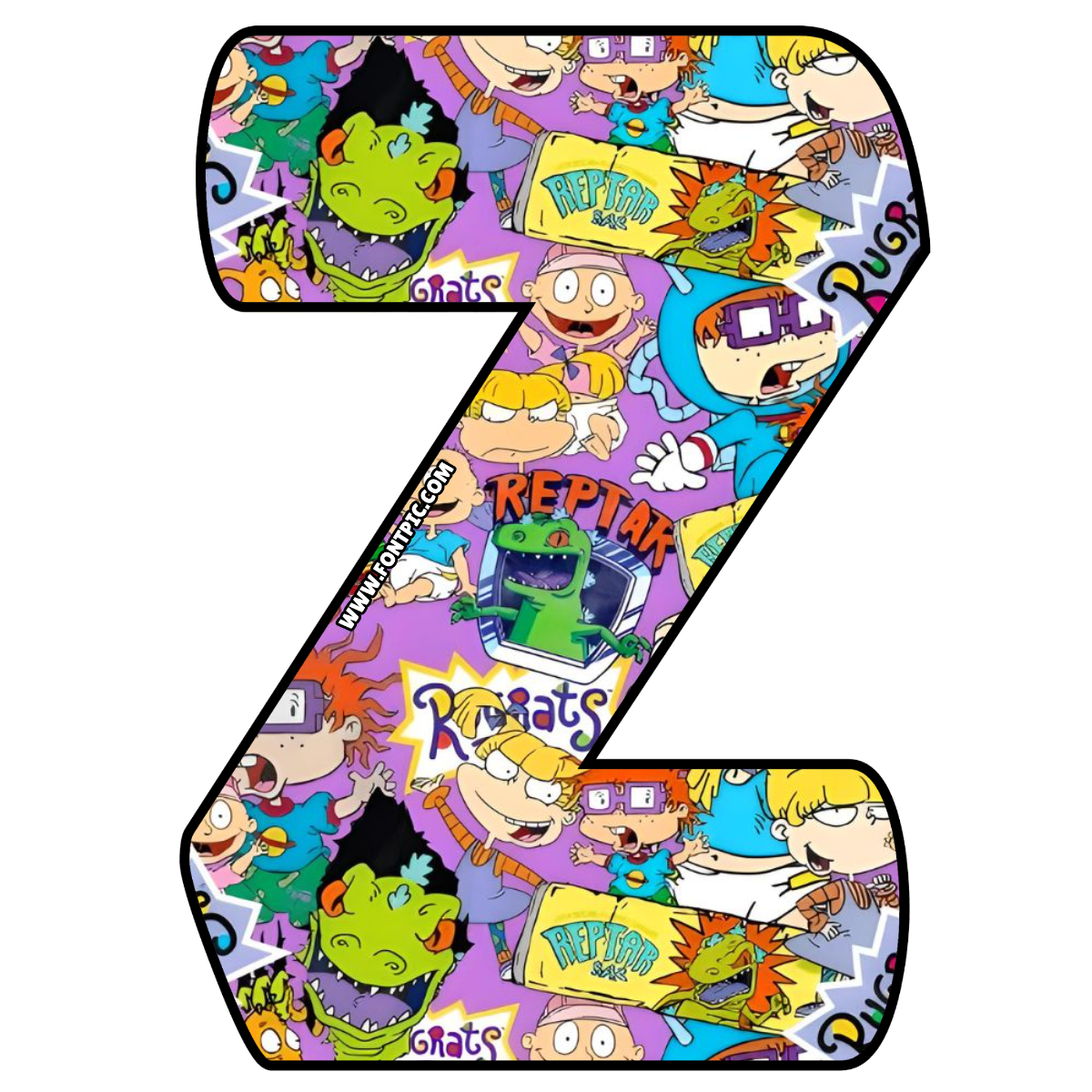 Rugrats Letter Z