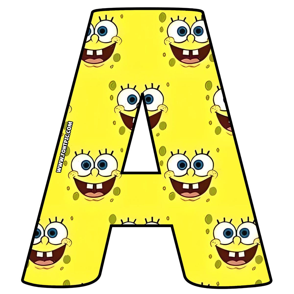 SpongeBob Letter A