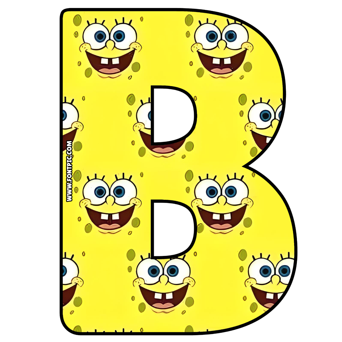 SpongeBob Letter B