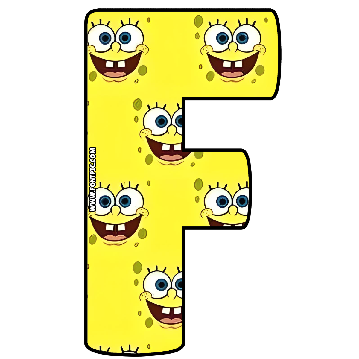 SpongeBob Letter F