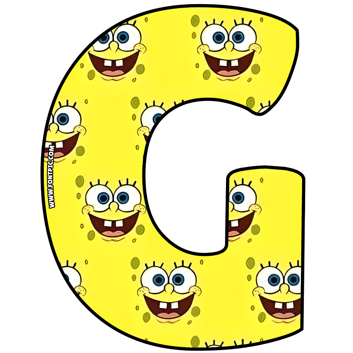 SpongeBob Letter G