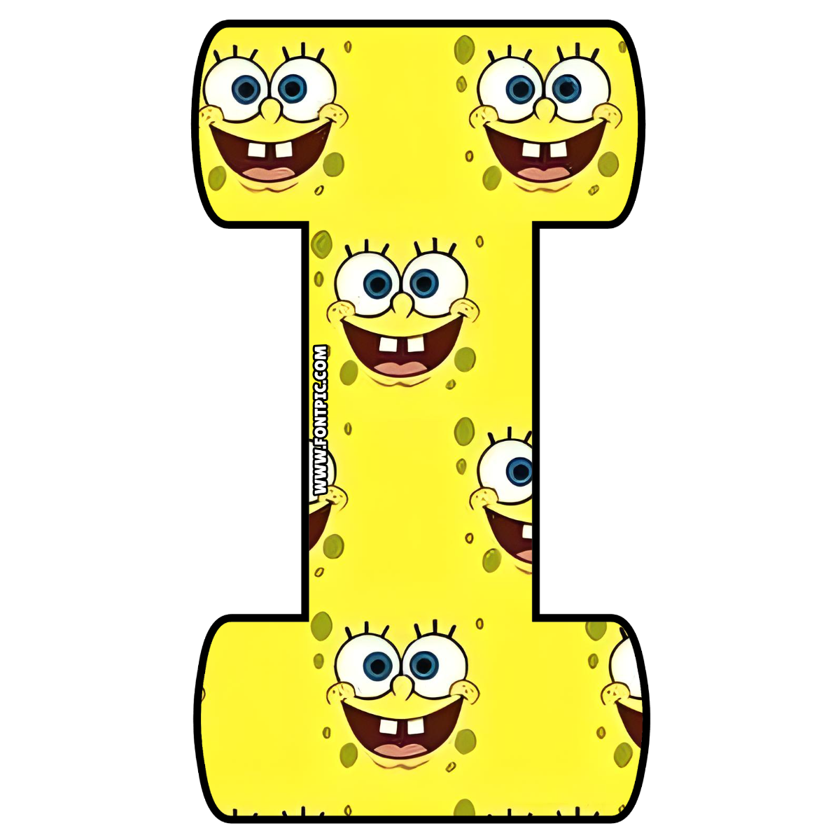 SpongeBob Letter I