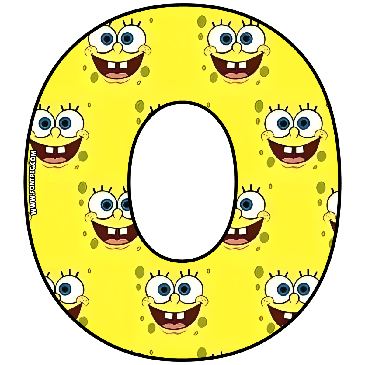 SpongeBob Letter O