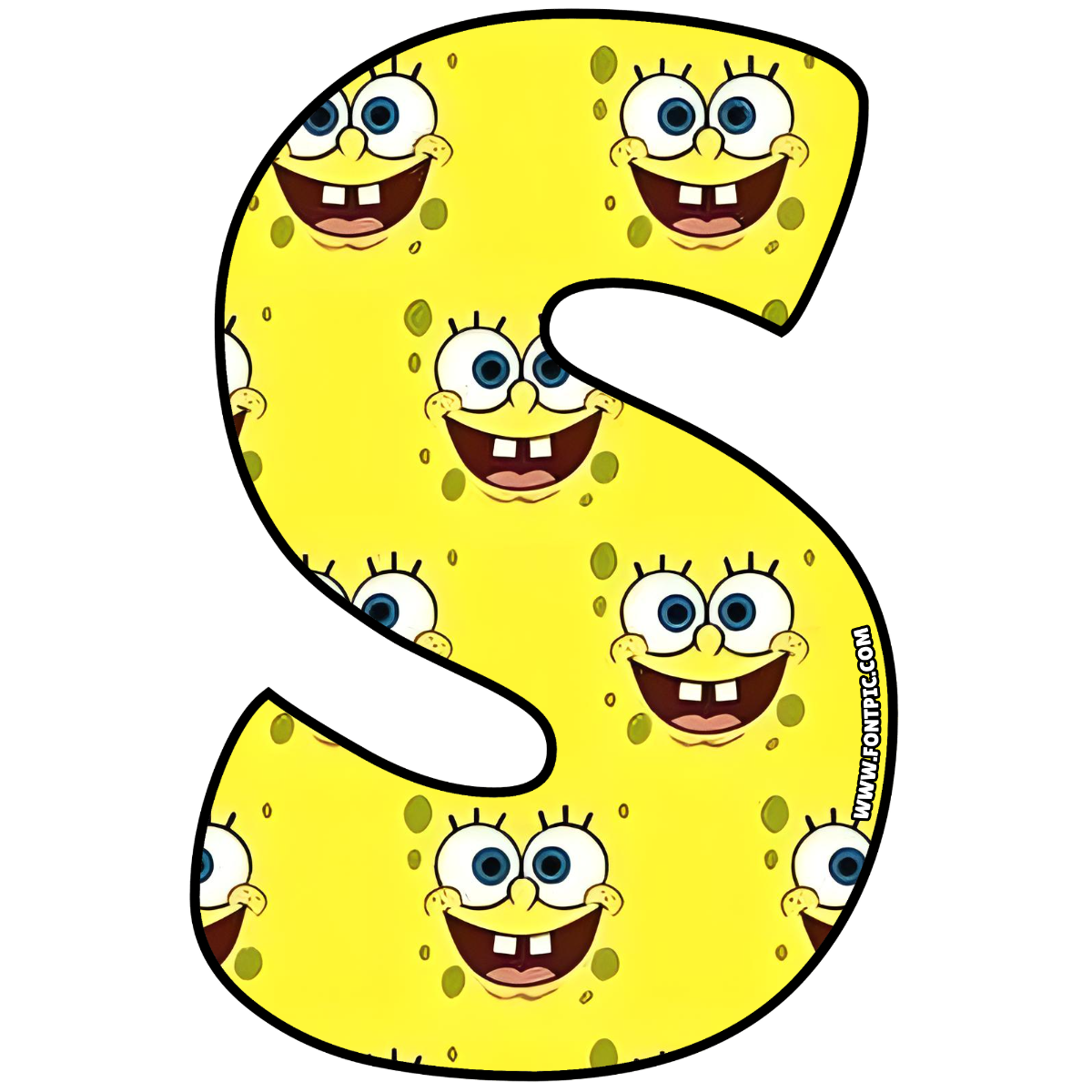 SpongeBob Letter S