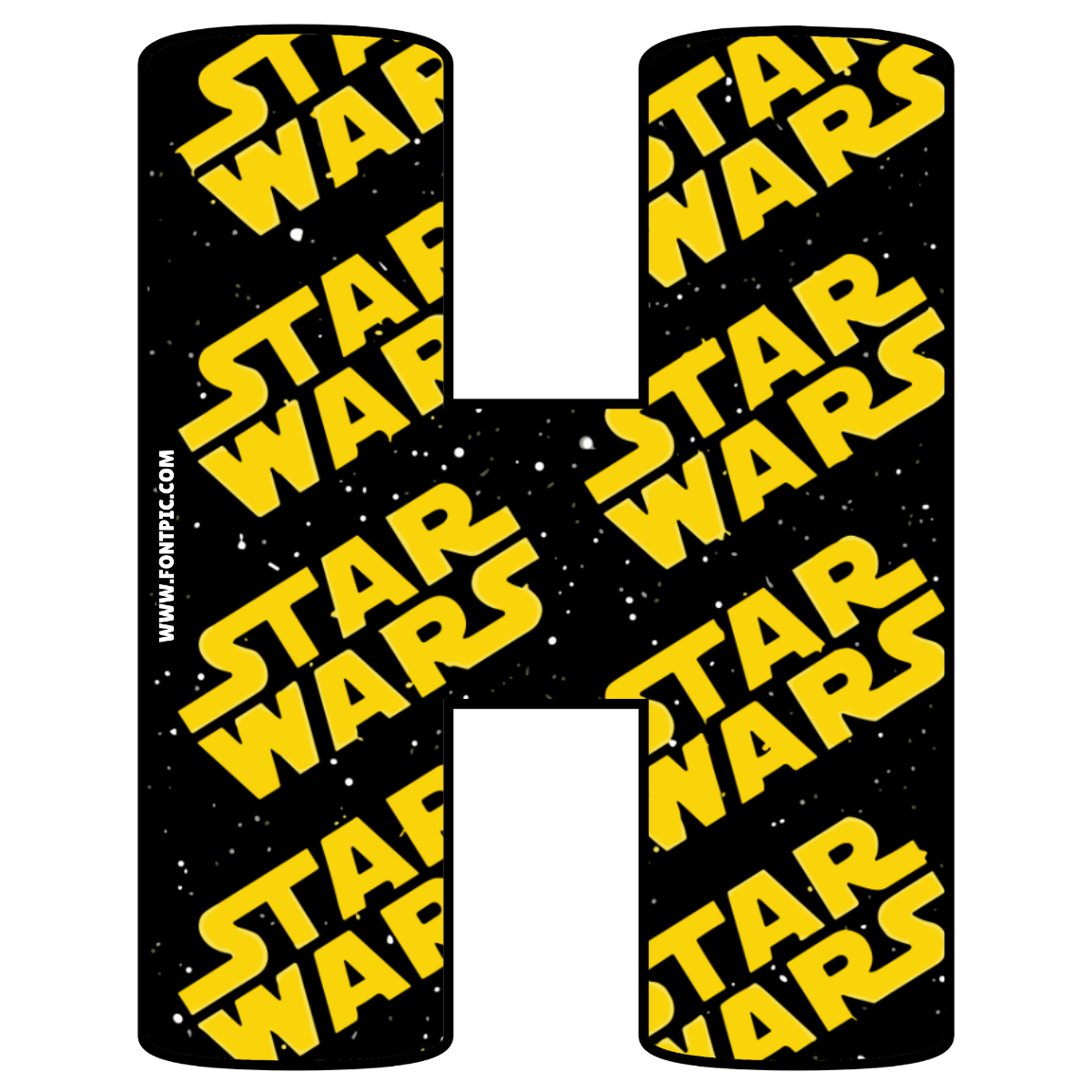 Star Wars Letter H