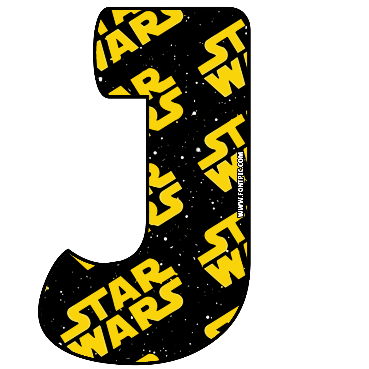 Star Wars Letter J