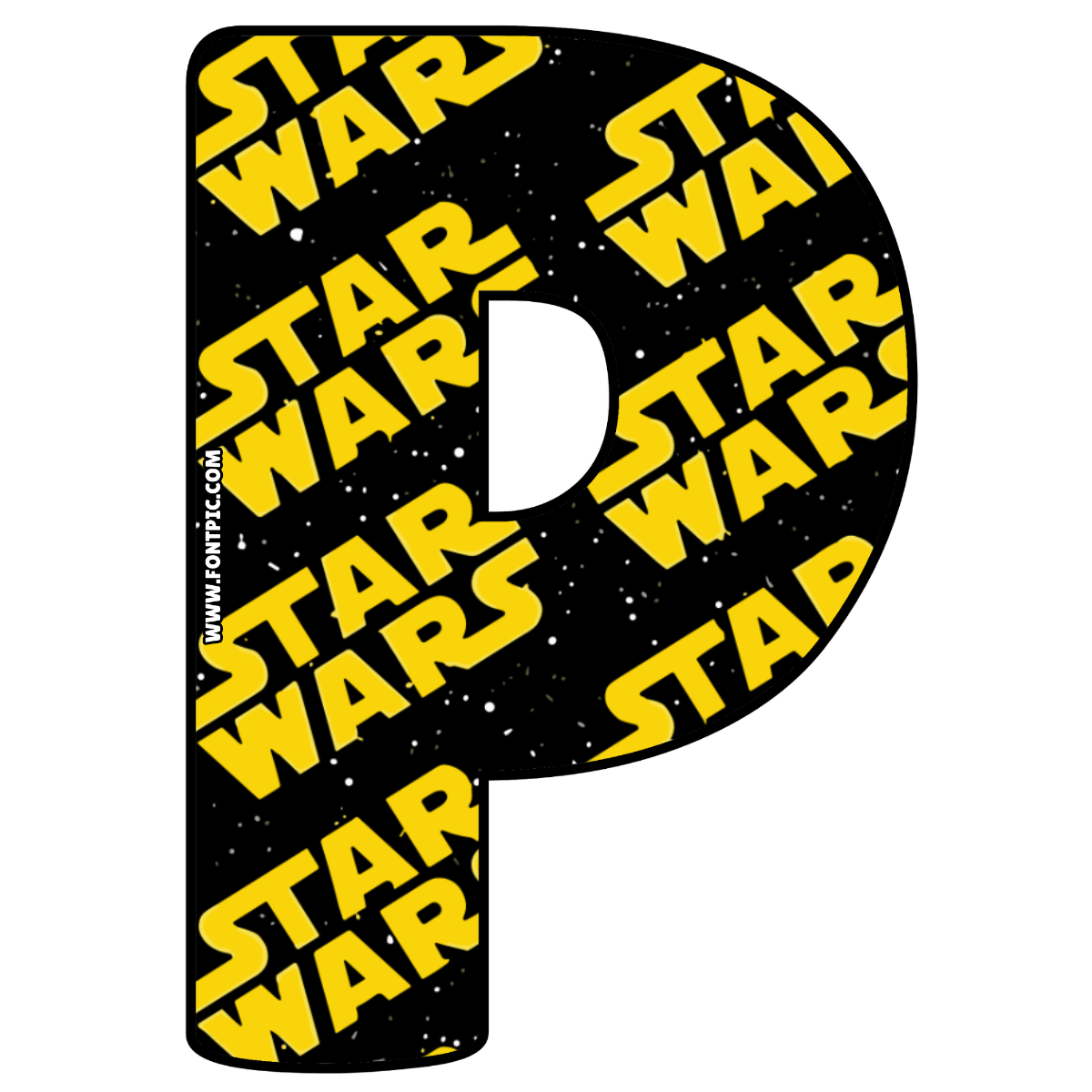 Star Wars Letter P