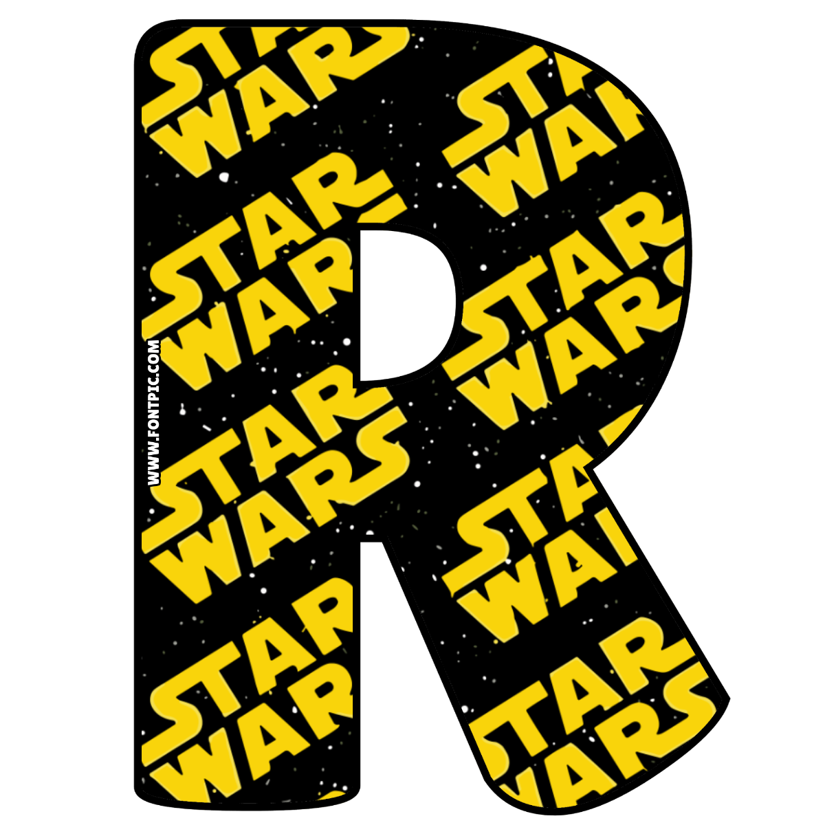 Star Wars Letter R