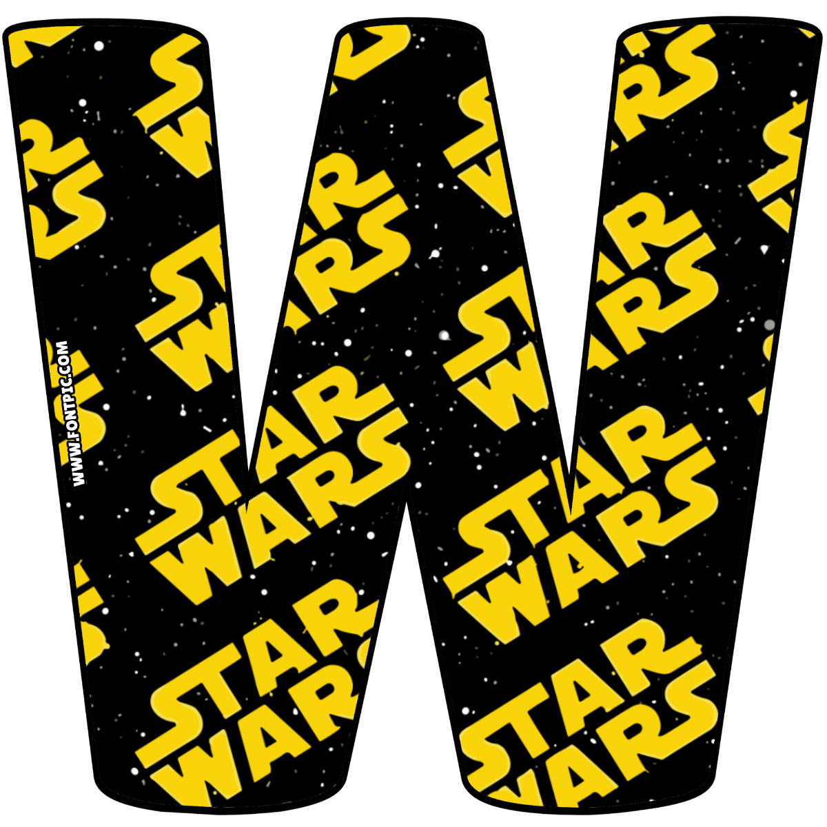 Star Wars Letter W