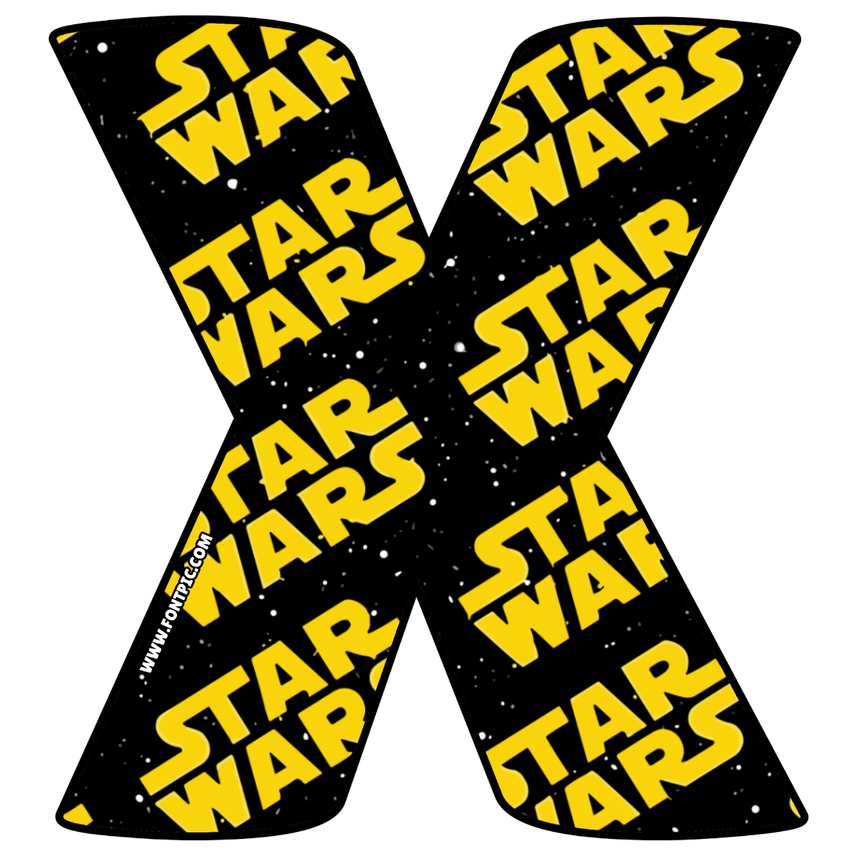 Star Wars Letter X