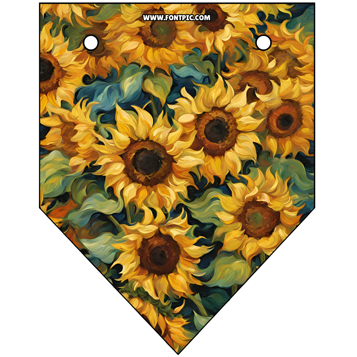 Sunflower Pennants