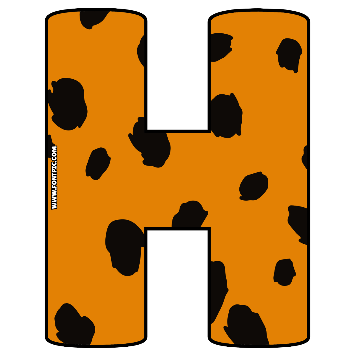 The Flintstones Letter H