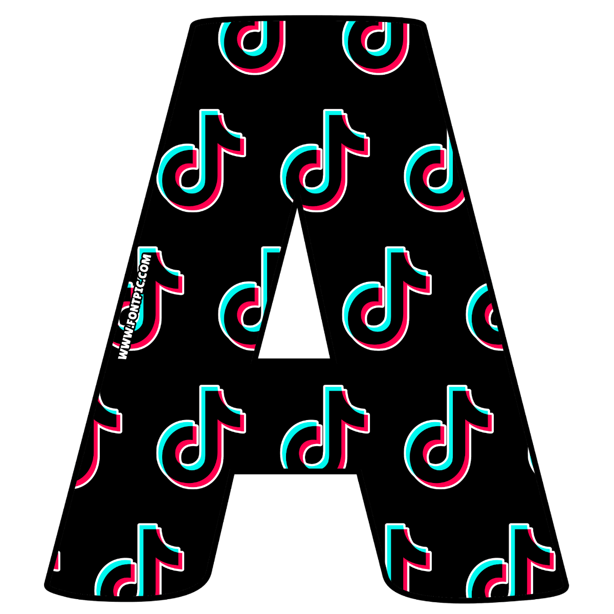 Tiktok Letter A