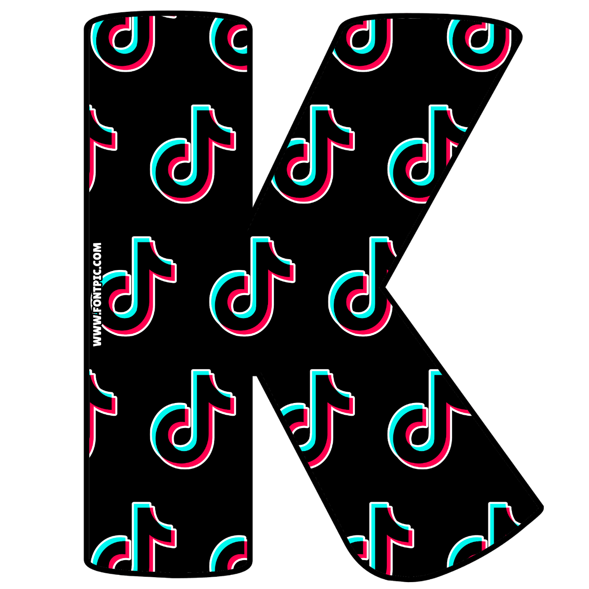 Tiktok Letter K