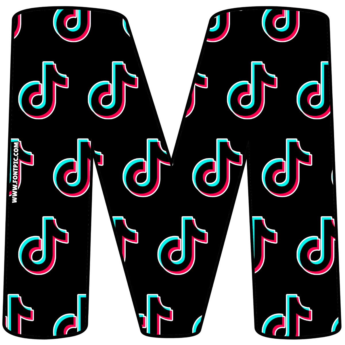Tiktok Letter M