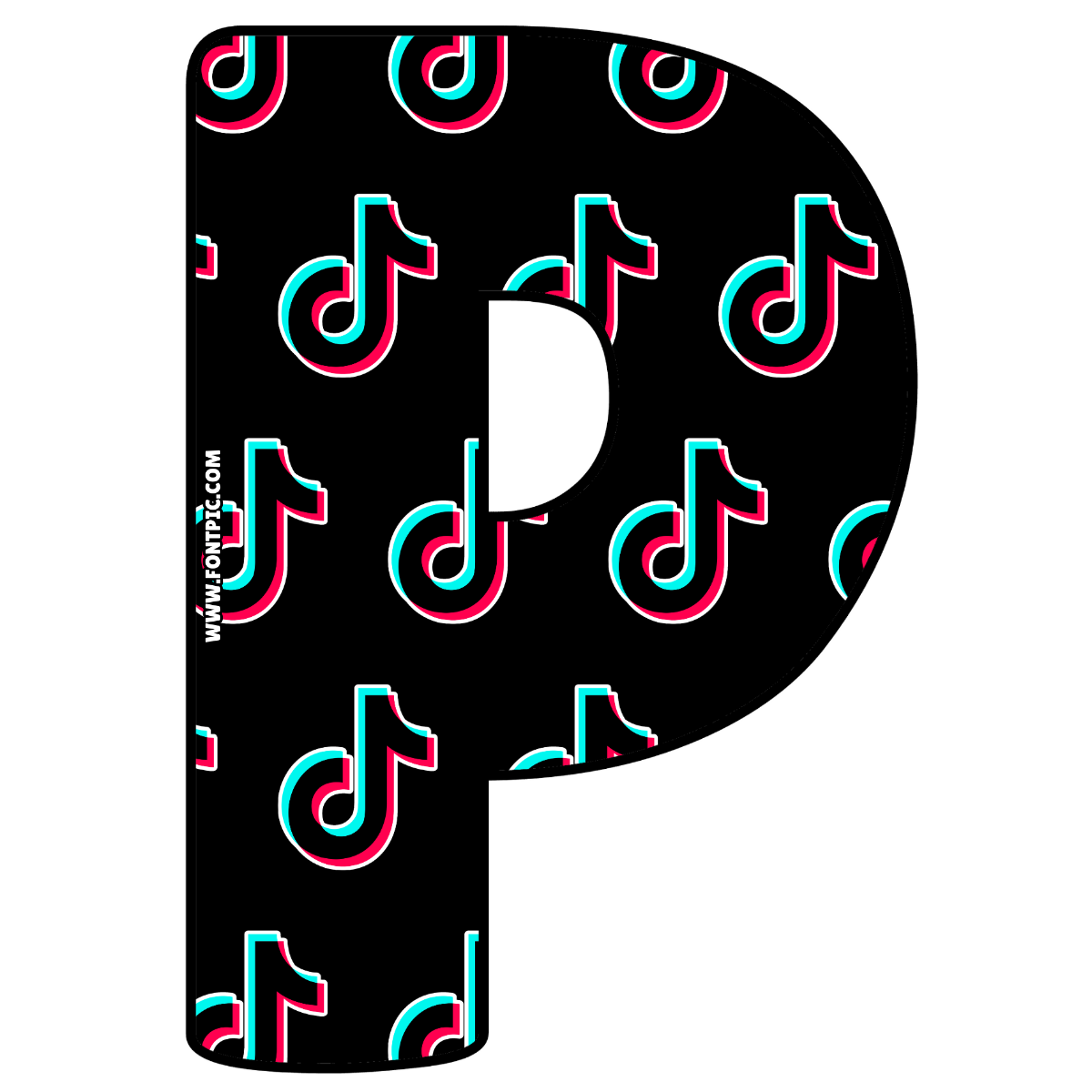 Tiktok Letter P