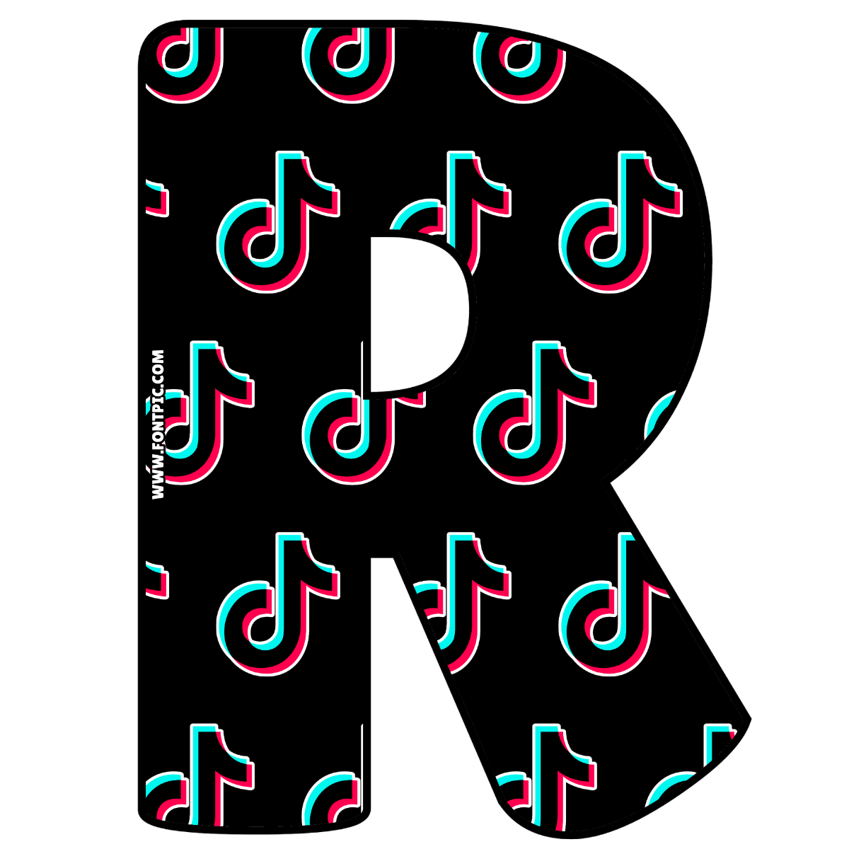 Tiktok Letter R