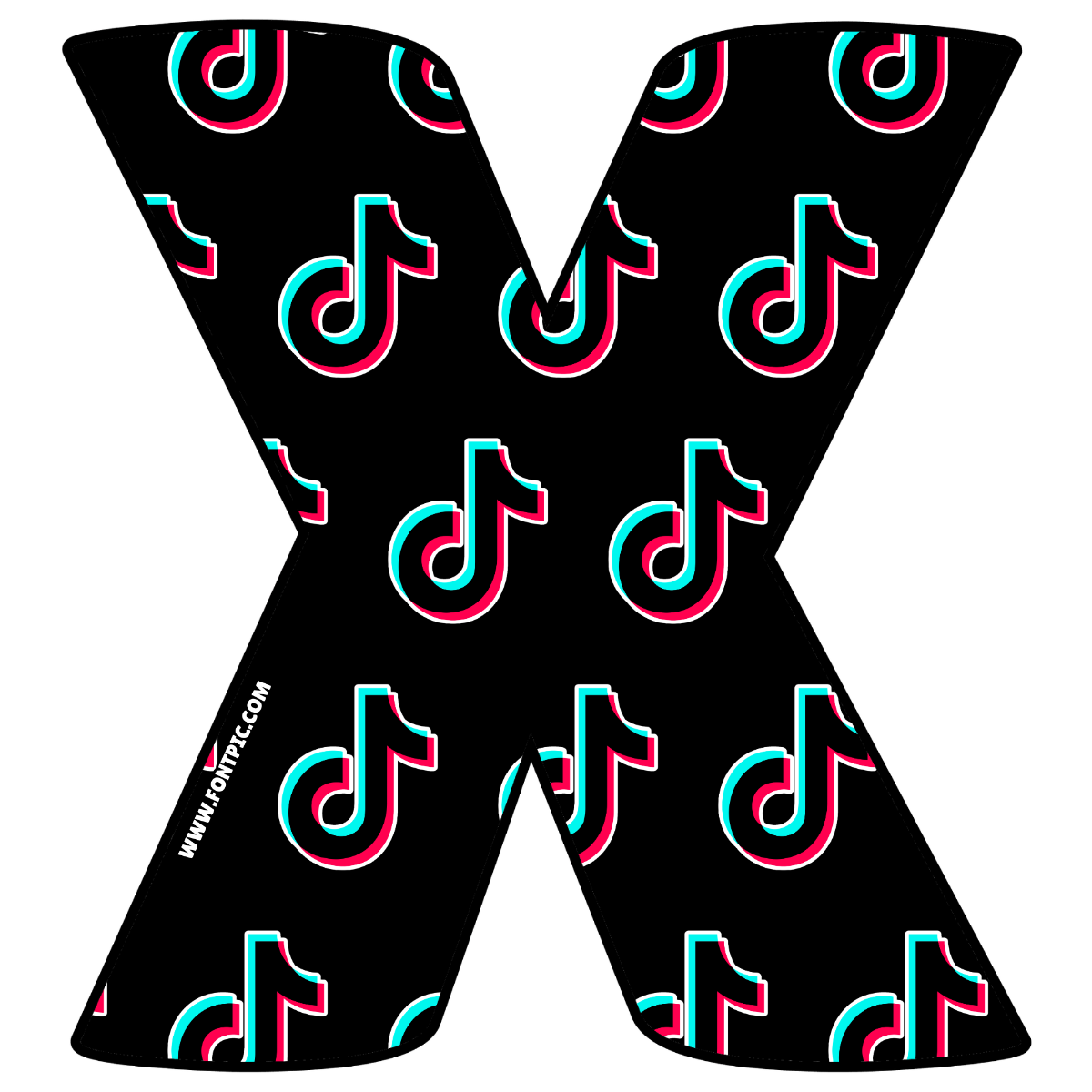 Tiktok Letter X