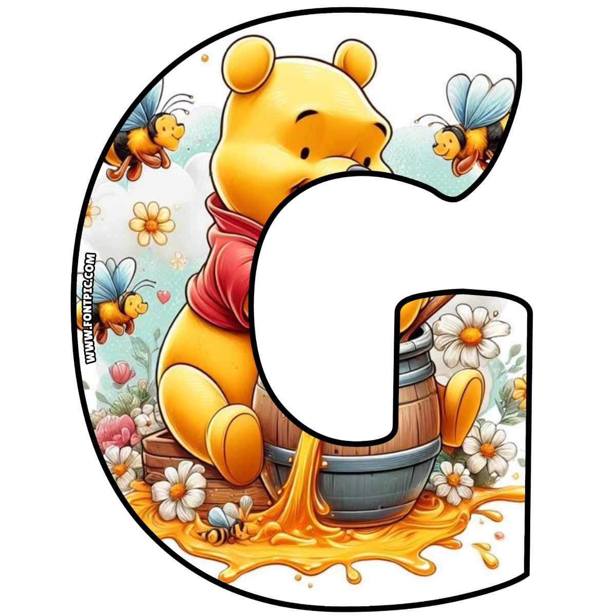 Winnie The Pooh Letter G