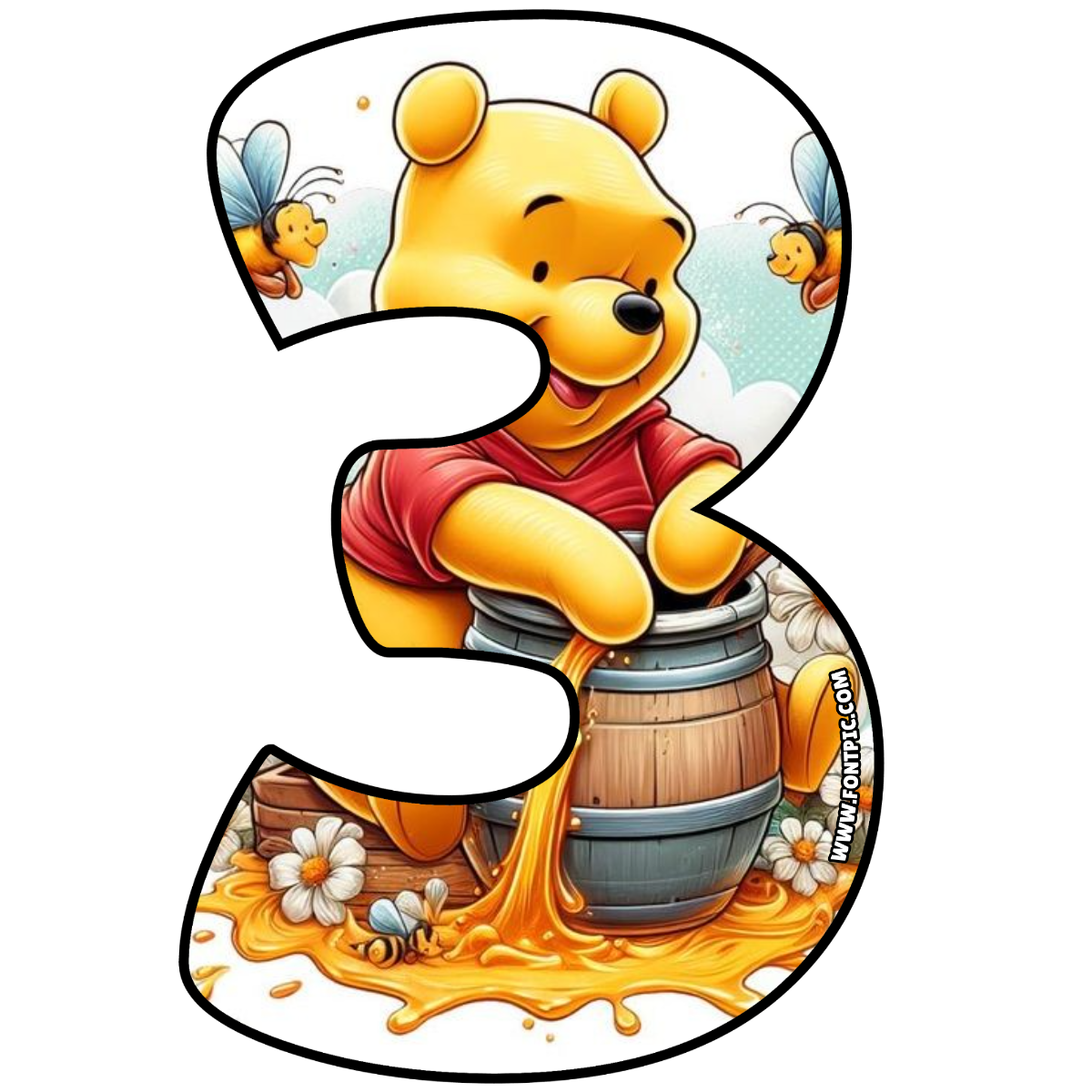 Winnie The Pooh Number 3