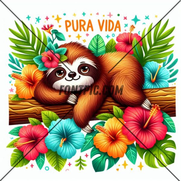 Costa Rica Sloth Wallpaper 8