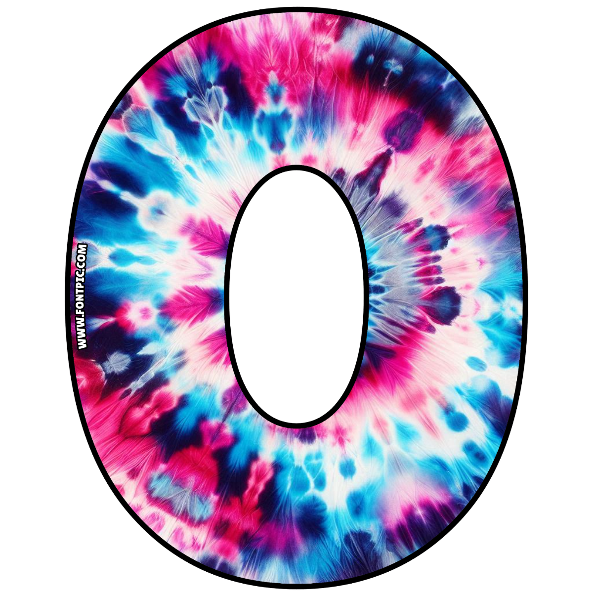 Tie Dye Number 0