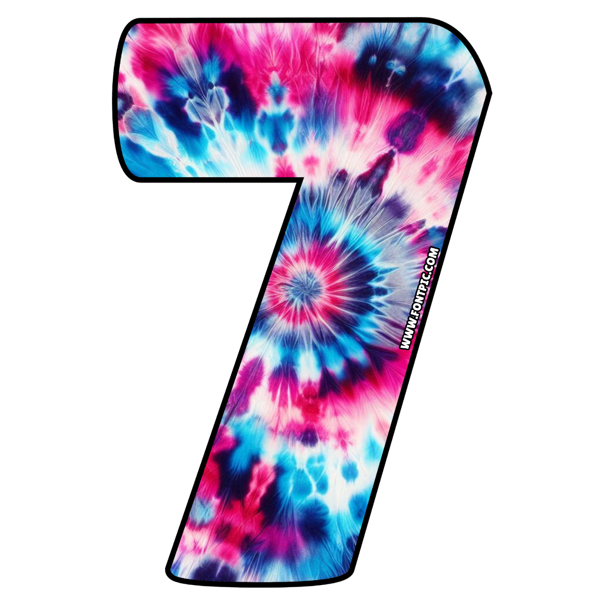 Tie Dye Number 7
