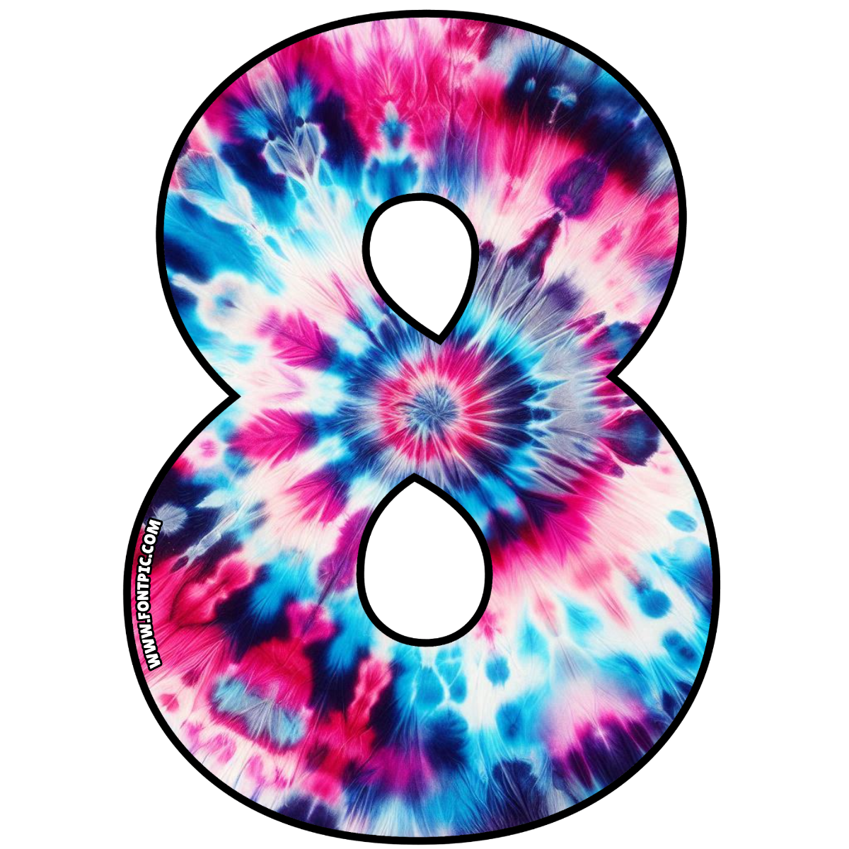 Tie Dye Number 8